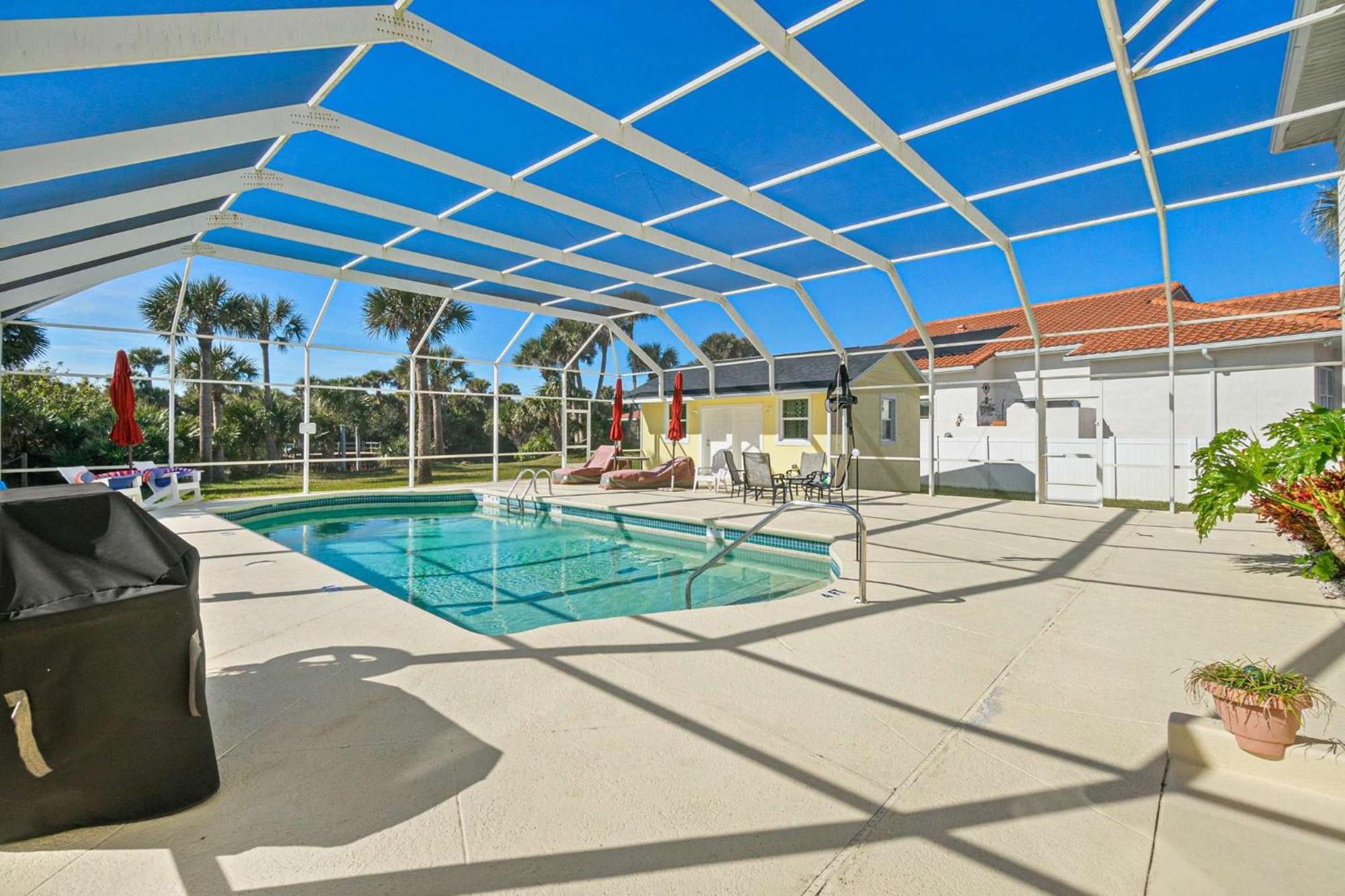 Flagler Beach Bed And Breakfast Pool Jaccuzzi Suite Kültér fotó